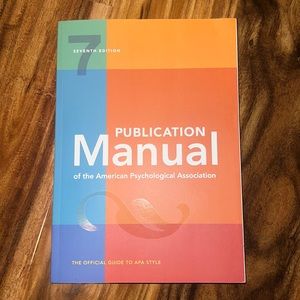 APA 7th edition publication manual